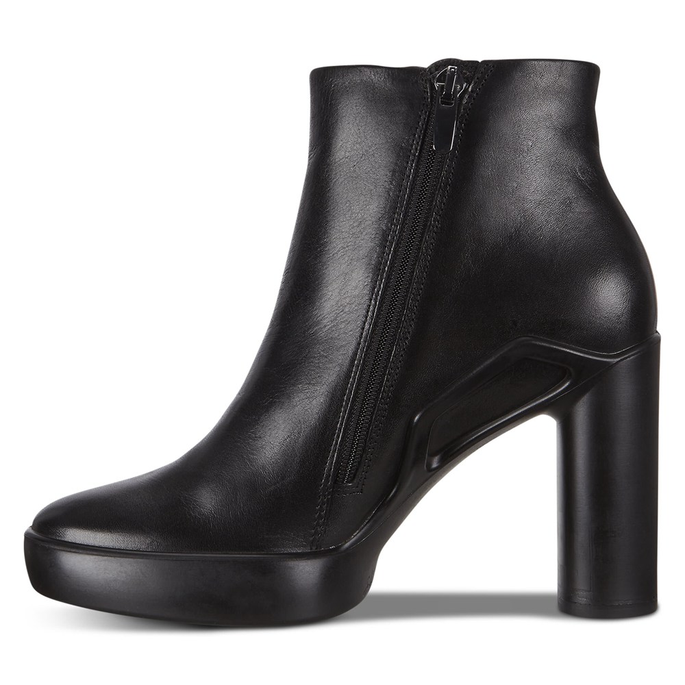 ECCO Womens Boots Black - Shape Sculpted Motion 75 - JSE-045786